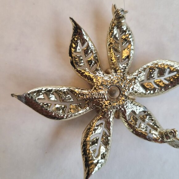 Vintage Beatrice Zacharie Black Rabbit Fur Hat Pink SarahcovCubic Broch Women S - Picture 9 of 10